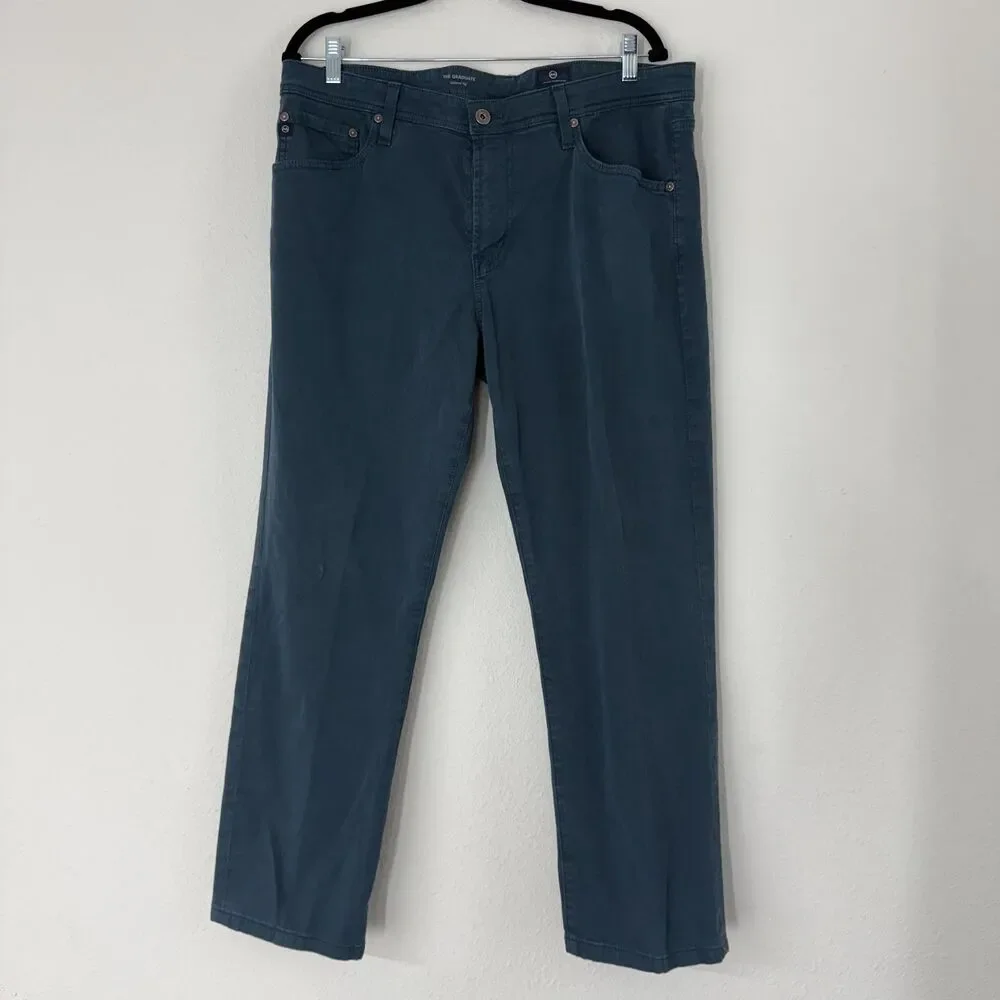 Adriano Goldschmied Mens Pants Jeans 36x34 The Graduate Tailored Leg